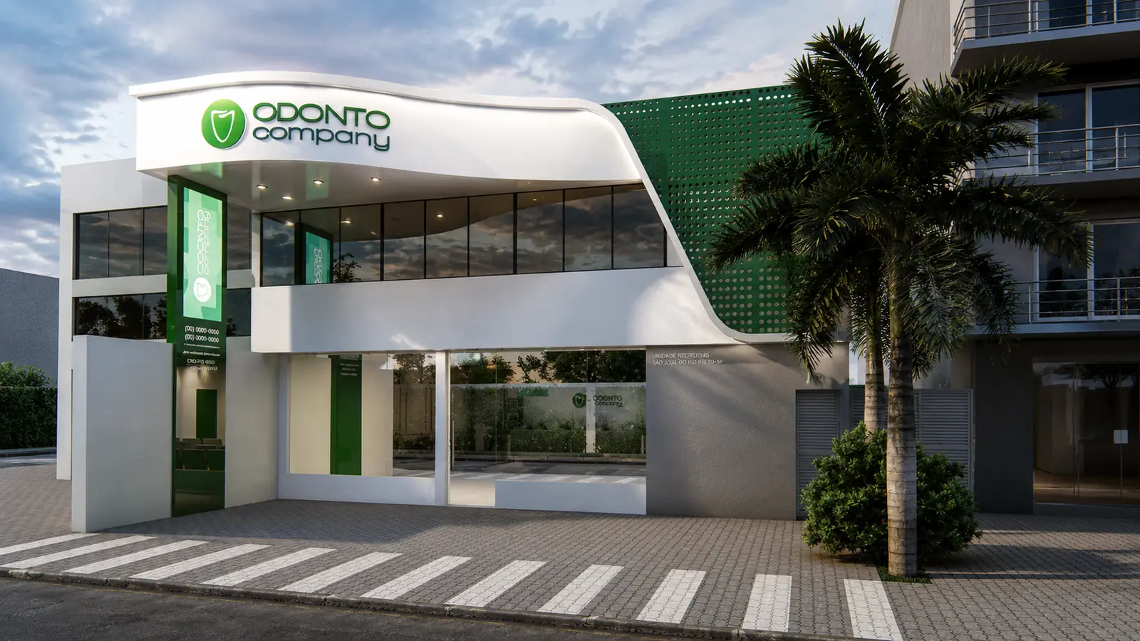 Fachada de unidade odontológica